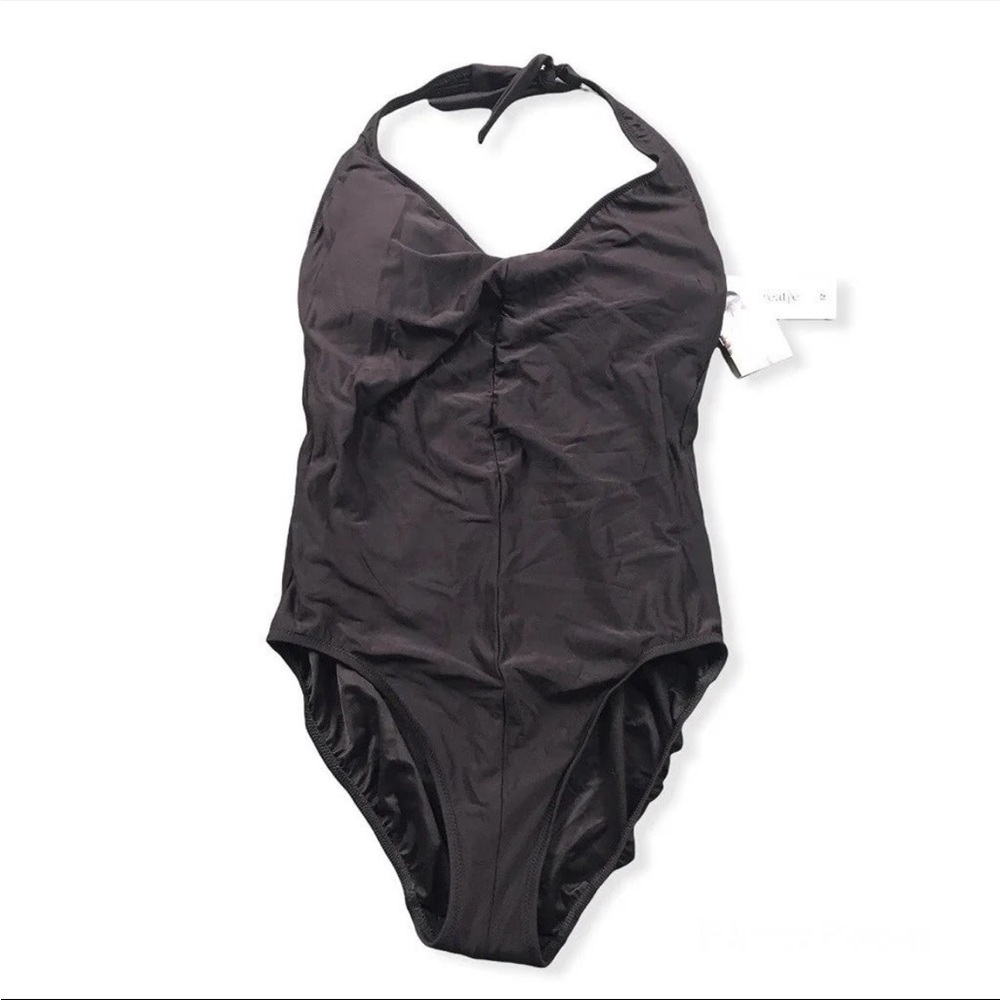 NWT brown one piece swimsuit